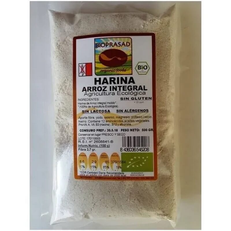 Farina Di Riso Integrale Senza Glutine 500g