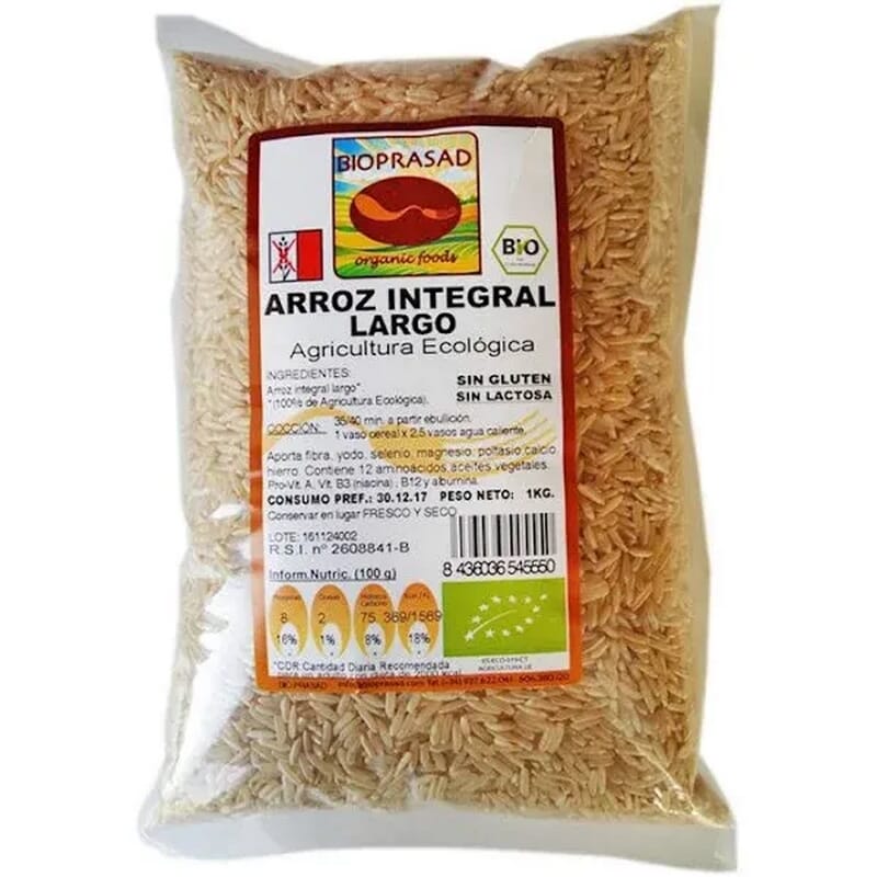ARROZ INTEGRAL LONGO BIO 1 Kg
