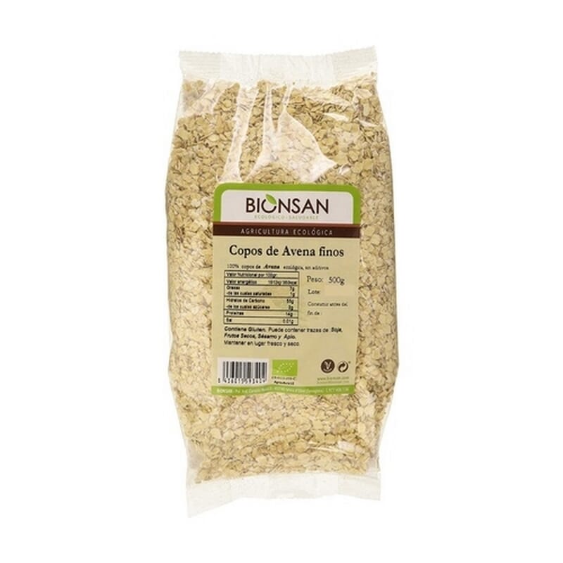 Copos De Avena Finos Integrales Bio Vegan 500g