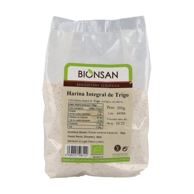 Harina Integral De Trigo Bio 500g