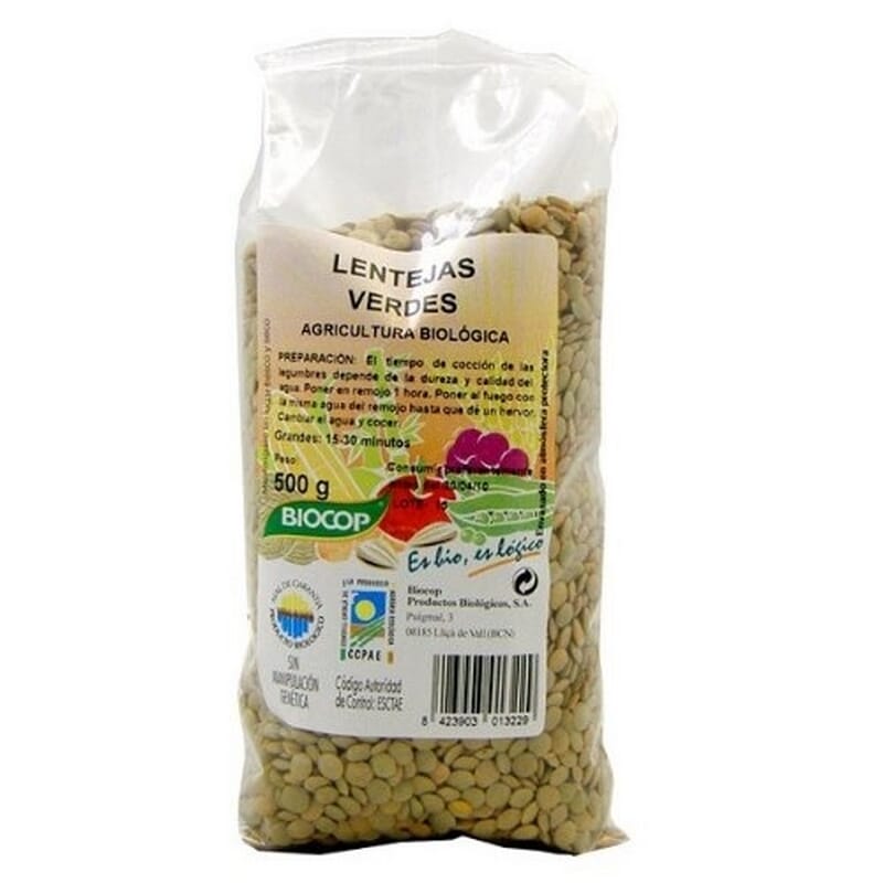 Lentilhas Verdes Eco 500g