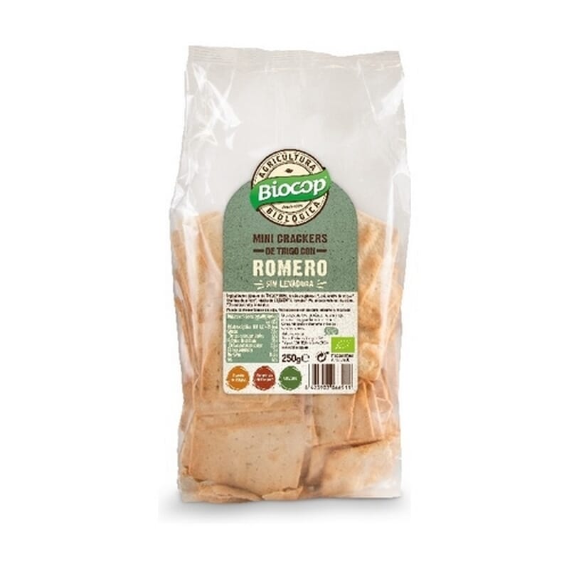 Mini Crackers Grano Con Rosmarino Eco Vegan 250g