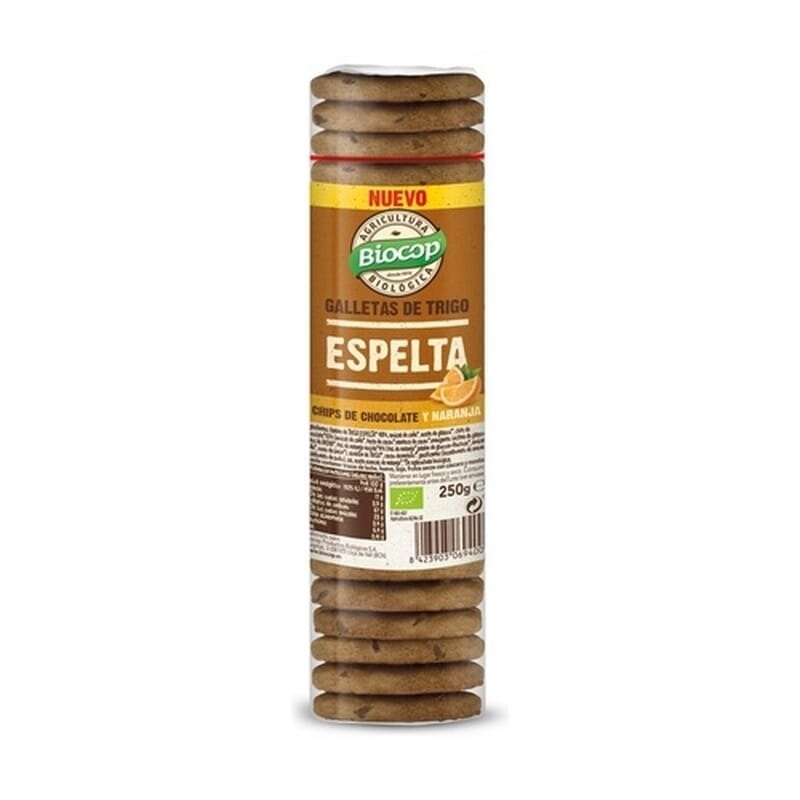 Dinkelkekse Schokolade und Orange Bio 250g