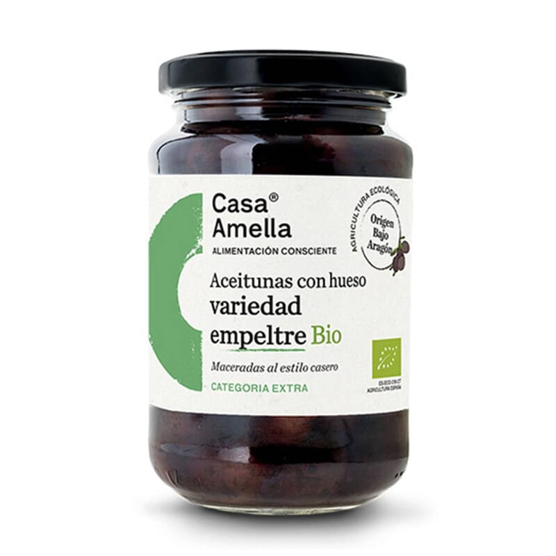 Aceitunas Negras De Bajo Aragon Bio 220g