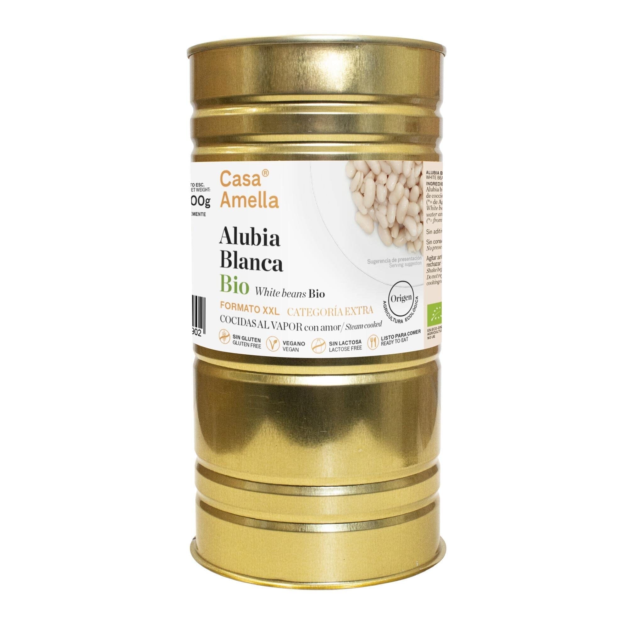 Feijões Do Ganxet Cozidos Bio Sem Glúten 330g