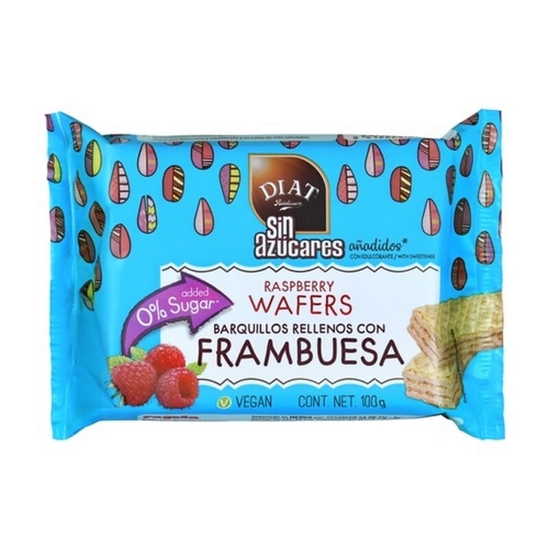 Barquettes Remplies Framboise Vegan 100g