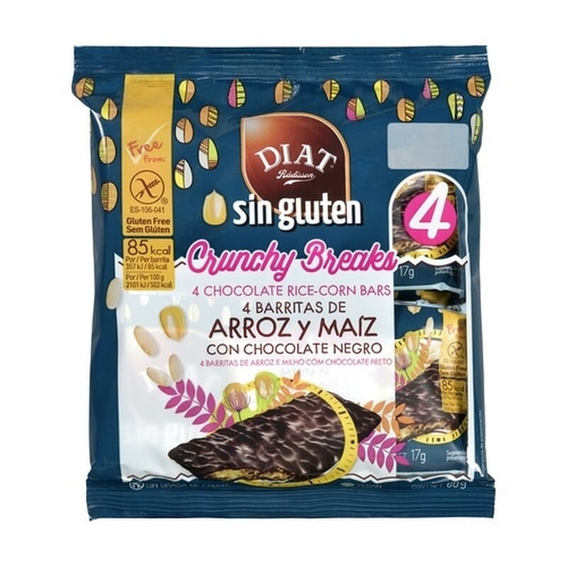 Barre Riz Maïs Choco Crunchy 4 Unités 17g