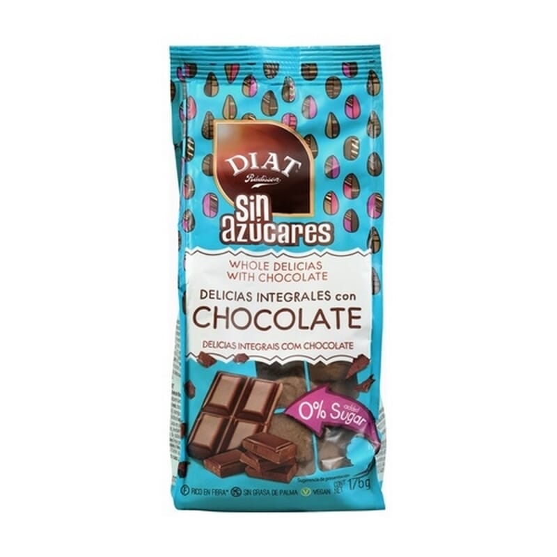 Délices Intégrales Chocolat Vegan Sans Sucre 175g