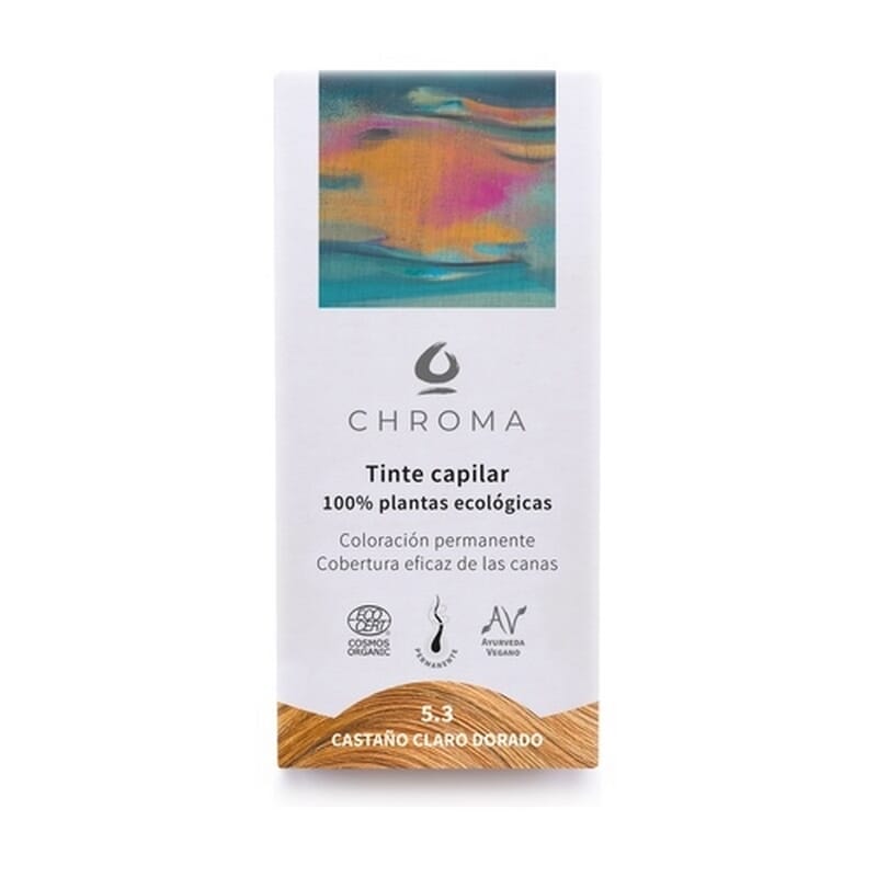 Teinture Capillaire 100% Éco #5.3 Châtain Clair Doré 500g