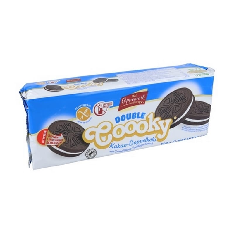 Cookies De Cacao Remplies Crème Vanille 300g