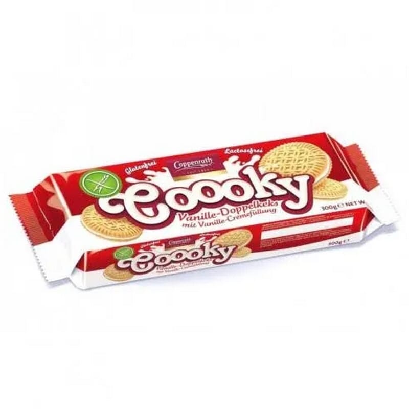 Biscuits À la Vanille Remplis de Crème Vanille 300g