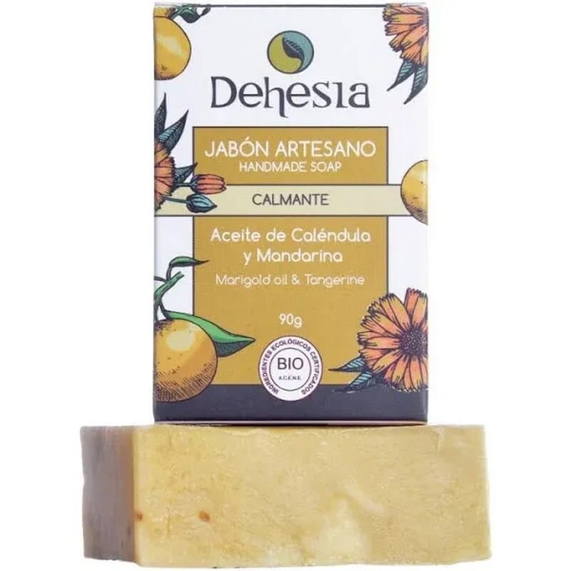 Savon Artisanal Apaisant Calendula Et Mandarine Bio 100g