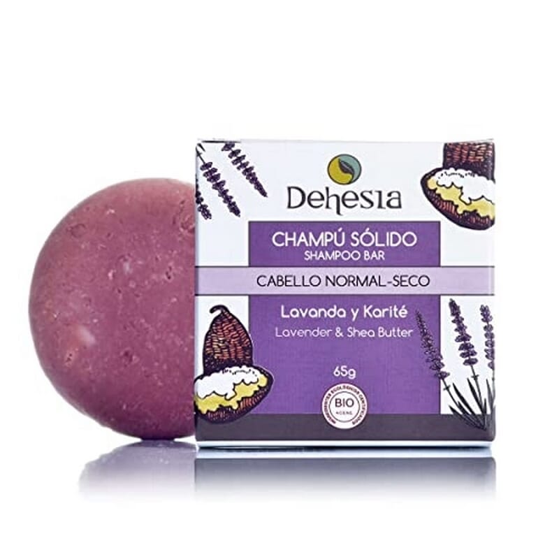 Shampooing Solide Cheveux Normaux-Secs Lavande et Karité 65g