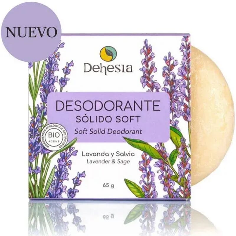 Déodorant Solide Soft Lavande et Sauge Bio 65g