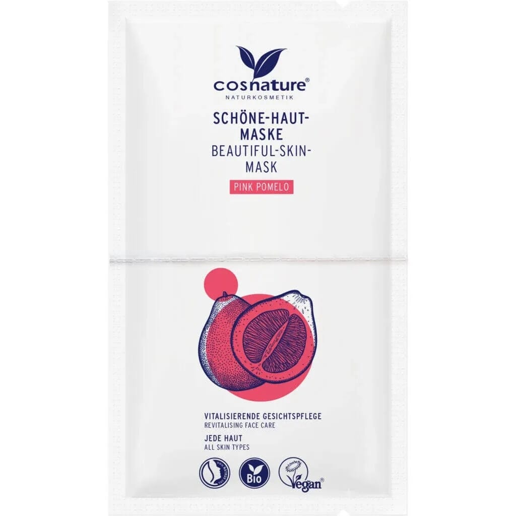 Mascarilla Facial Piel Hermosa Pomelo Rosa Bio 2 Uds 8 ml de Cosnature
