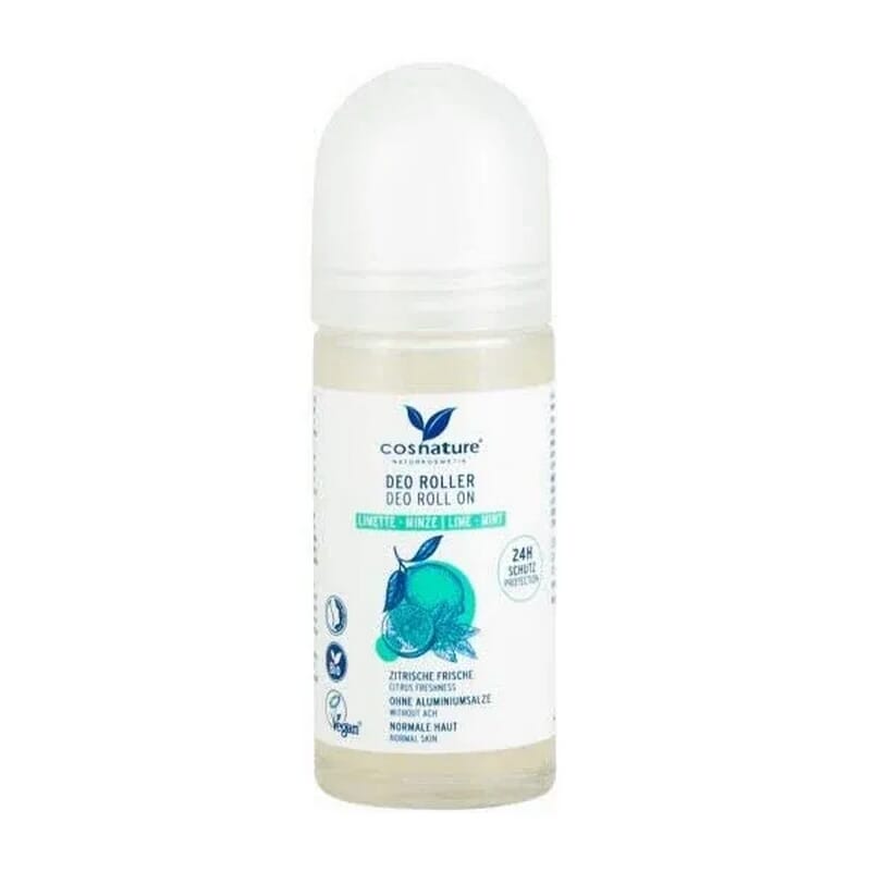 Déodorant Menthe et Citron Vert Roll-On 24H 50 ml