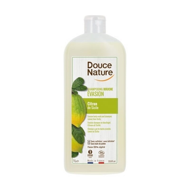 Shampooing Gel Douche Citron Eco 1 L