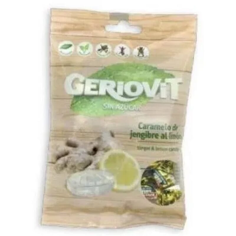 Bonbons Au Gingembre Citron Sans Sucre 75g