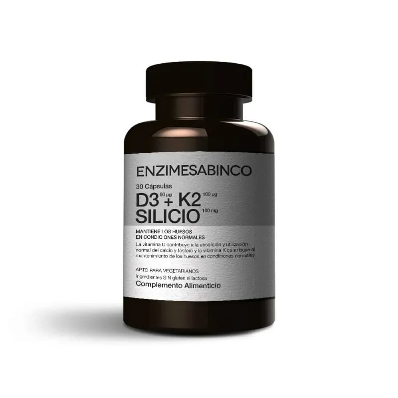 Vitamin D3 + K2 + Silicio 30 Caps