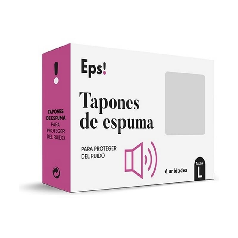 Tampões de Espuma Tamanho L 6 Unds