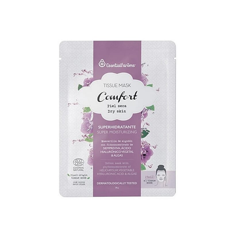 Mascarilla Facial Algodón Tissue Comfort 12 Uds