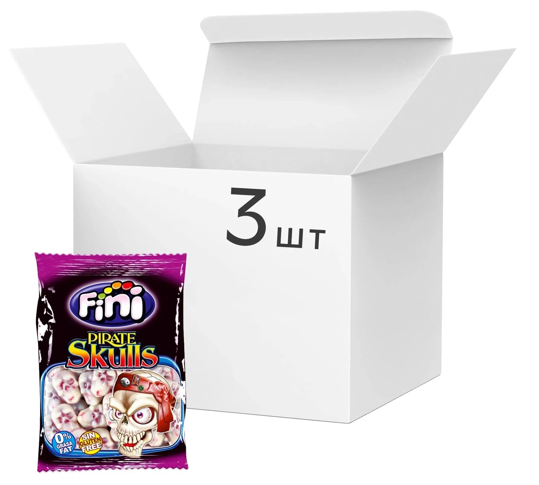 Bonbons Crânes Sans Gluten 100g