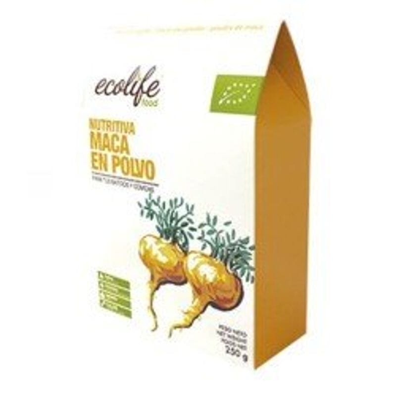 Maca Roja En Polvo Bio 250g de Ecolife Food