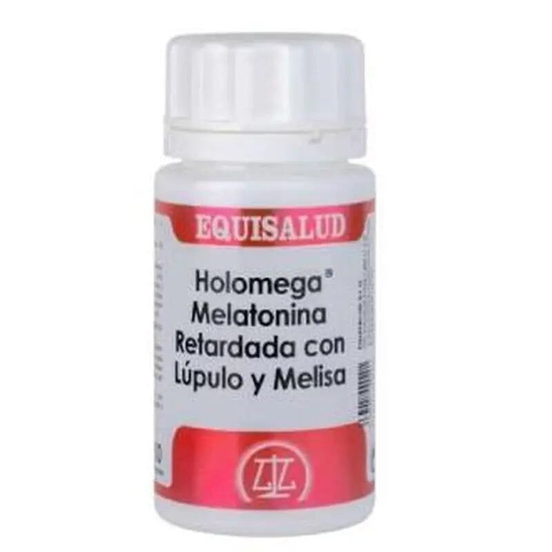 Holomega Melatonina Retardada Lúpulo Y Melisa 50 Caps