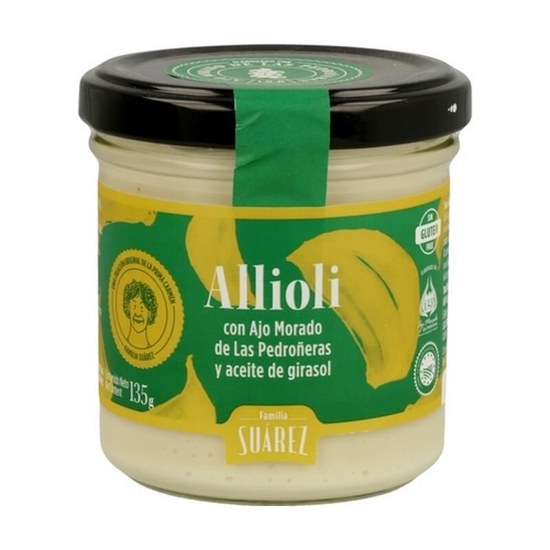 Allioli Aceite De Girasol Sin Glúten 140 ml de Familia Suarez