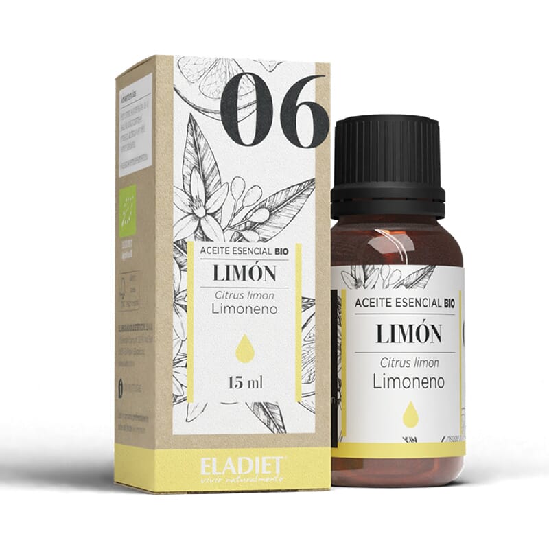 Aceite Esencial De Limón Bio 15 ml de Eladiet
