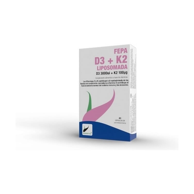 Vitamin D3 + K2 + Liposomada 40 Caps