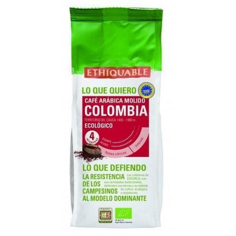 Café Arábica Molido Premium De Colombia Eco 250g