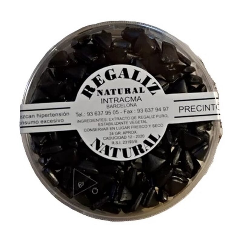 Pastilles De Réglisse Naturelles À Mâcher 24g