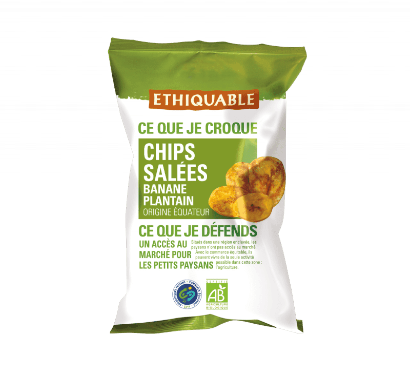 Patatine di Banana Salate Bio 85g