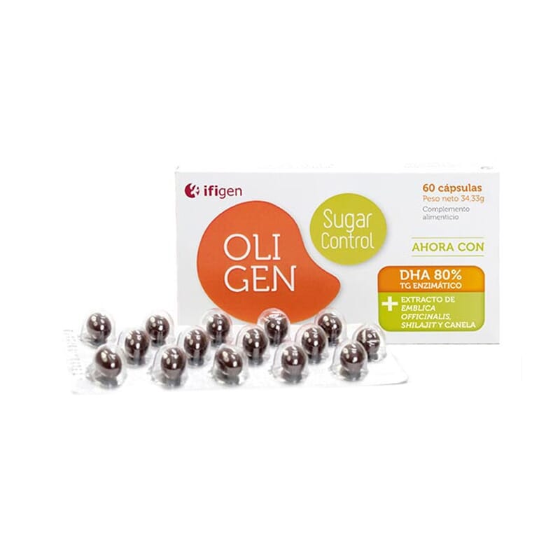 Oligen Sugar Control DHA 80% 60 Caps