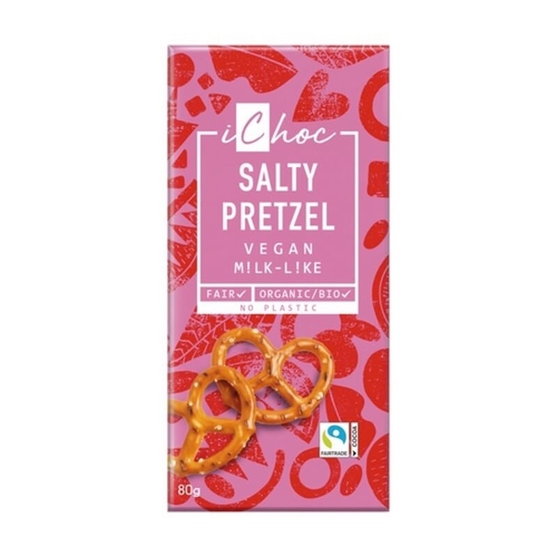Cioccolato Salty Pretzels Vegan 80g