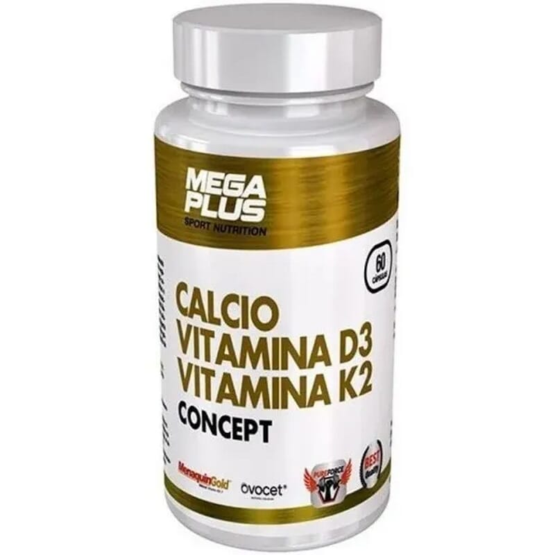 Calcio Vitamina D3 Vitamina K2 Concept 60 Caps