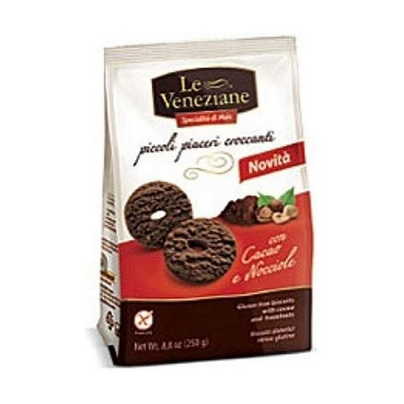 Galletas Con Cacao y Avellanas Sin Gluten 250g