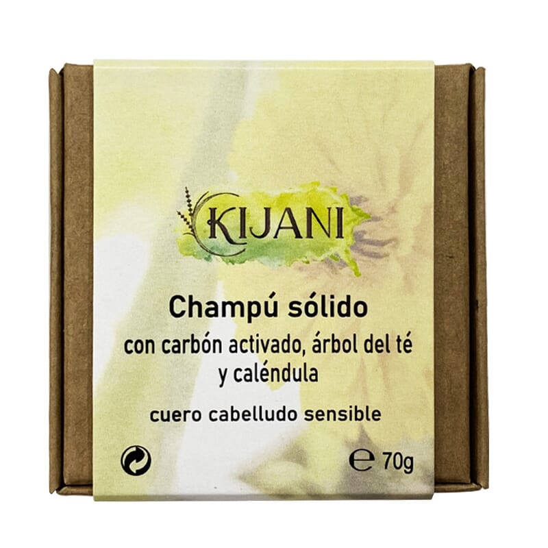 Shampooing Solide Charbon Activé Arbre à Thé et Calendula 70g