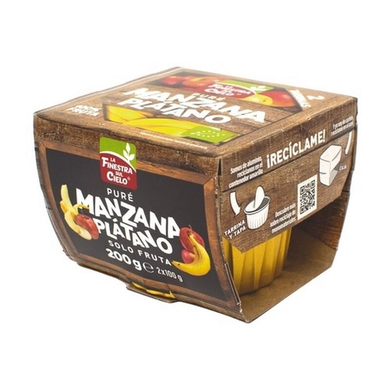 Puré De Manzana y Plátano 200g