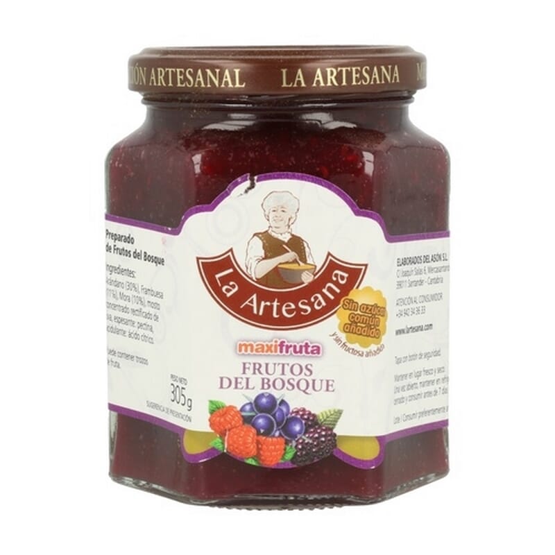 Confiture De Fruits Des Bois Sans Sucre 305g