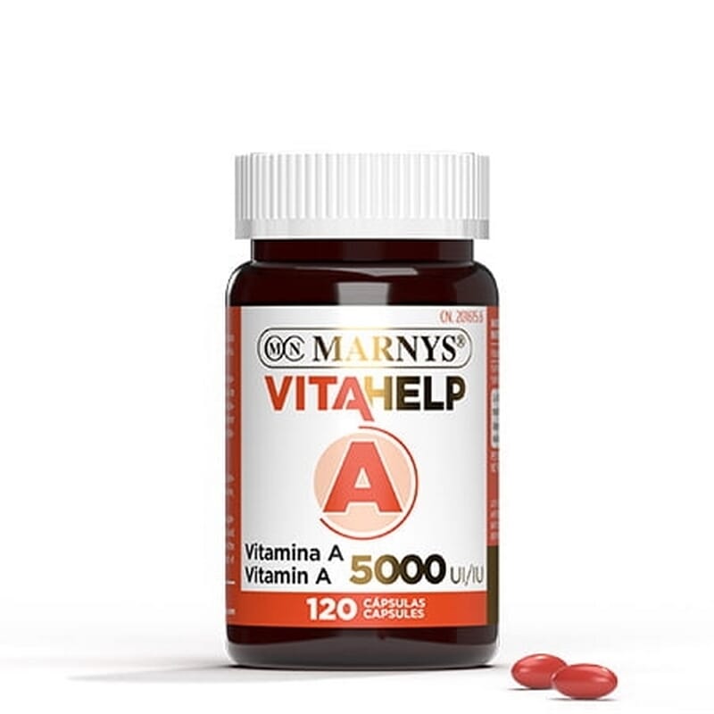 Vitahelp Vitamina A 5000 ui 120 Perlas de Marnys