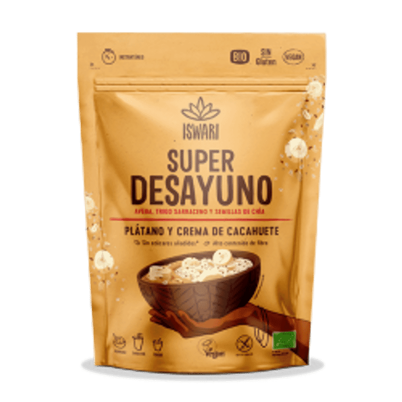 Super Desayuno Cacahuete Y Plátano Sin Gluten 360g