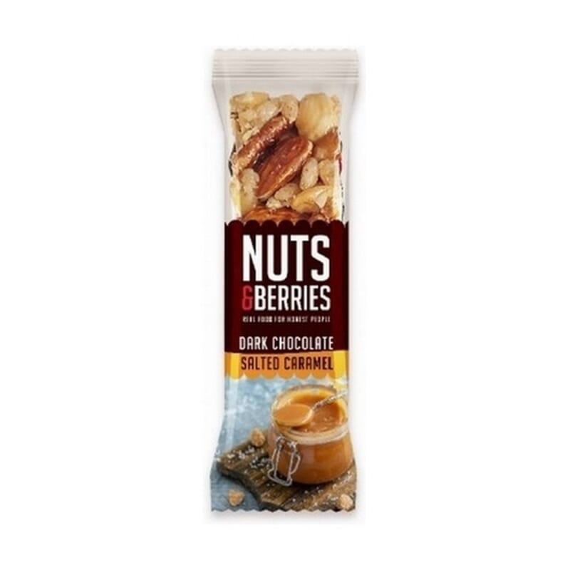 Barrita Choco Negro Caramelo Sal 15 Barritas 40g