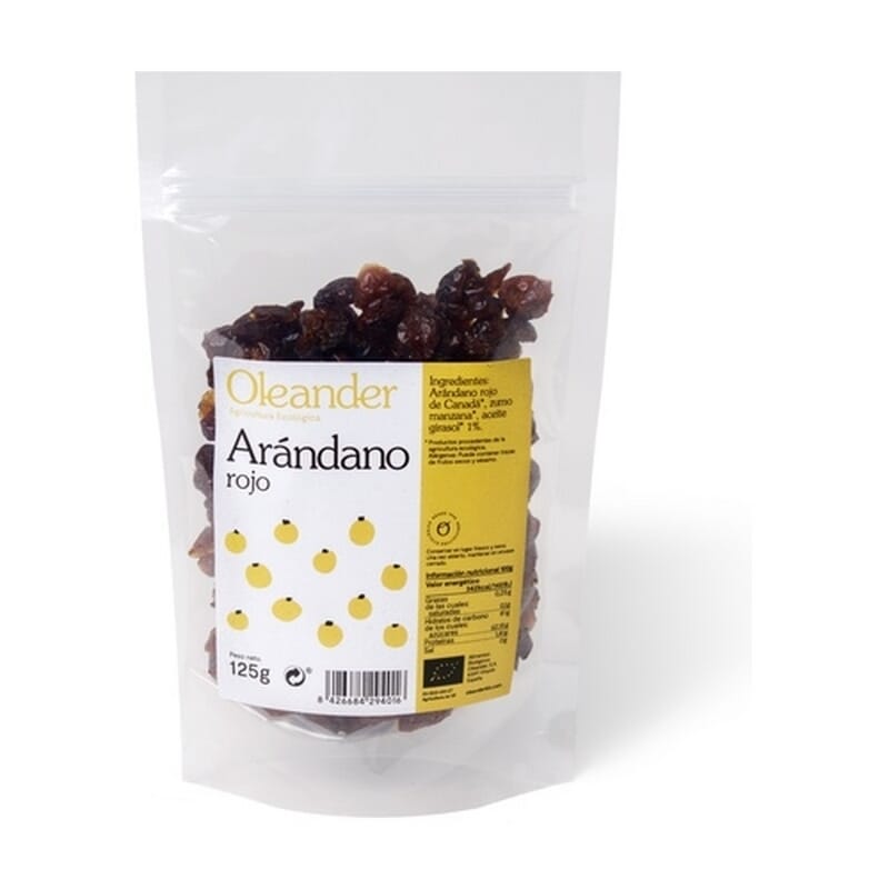 Mirtillo Rosso Disidratato Senza Glutine Bio 125g