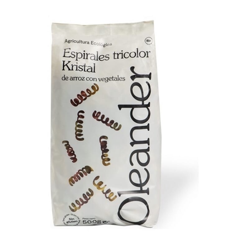 Espirales Tricolor De Arroz Con Vegetales Eco 500g