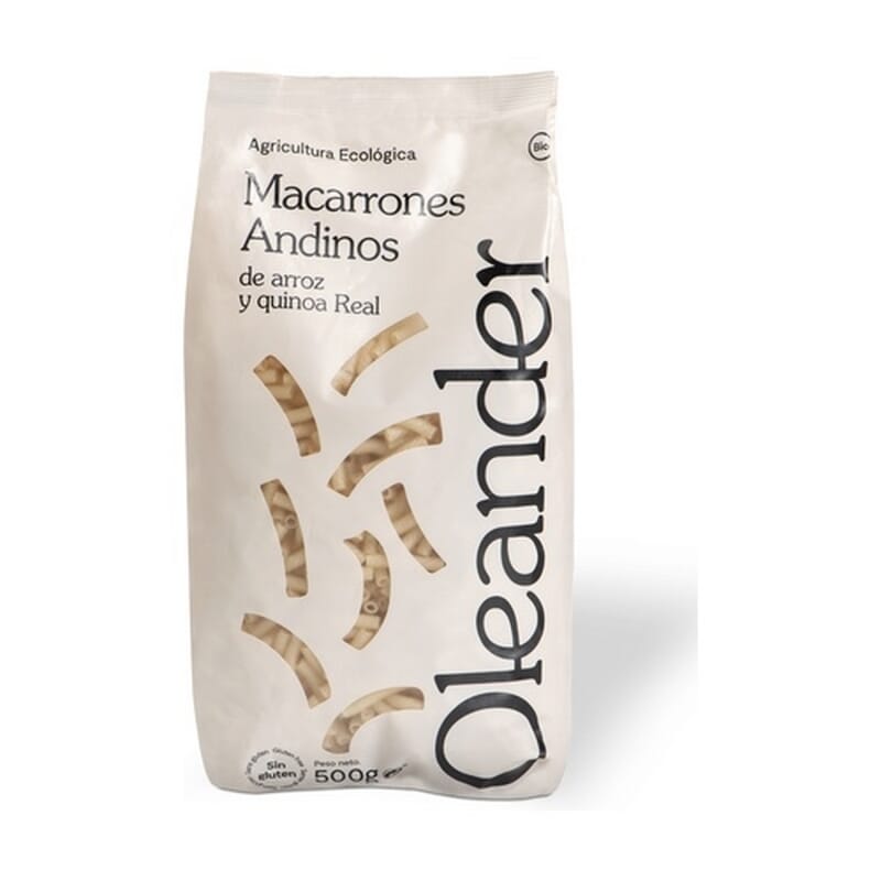Macarrones Andinos De Arroz y Quinoa Bio 500g