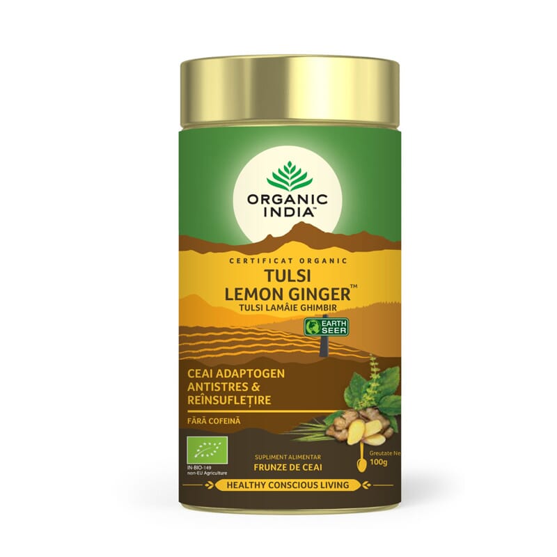 Tulsi Lemon Ginger Infusión 100g