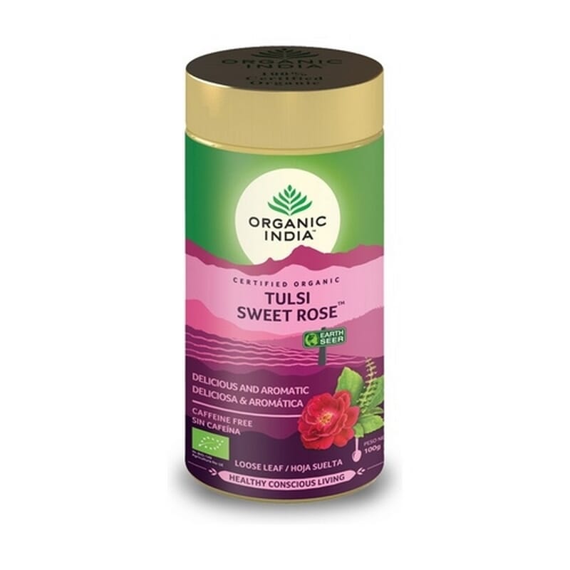 Tulsi Sweet Rose Infusion Eco 100g de Organic India