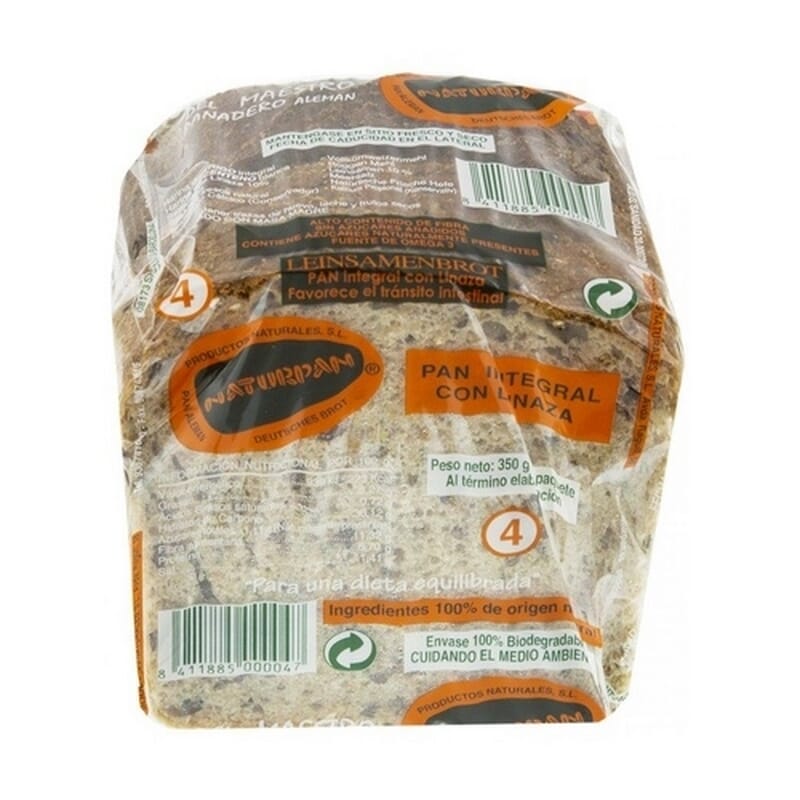 Pan De Linaza 350g de Naturpan